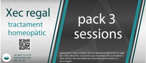Xec regal - pack de tres sessions